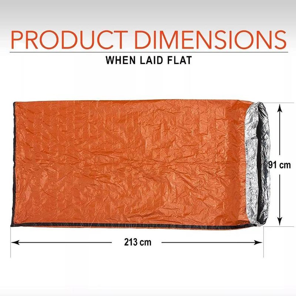 2 Notfall-Schlafsäcke