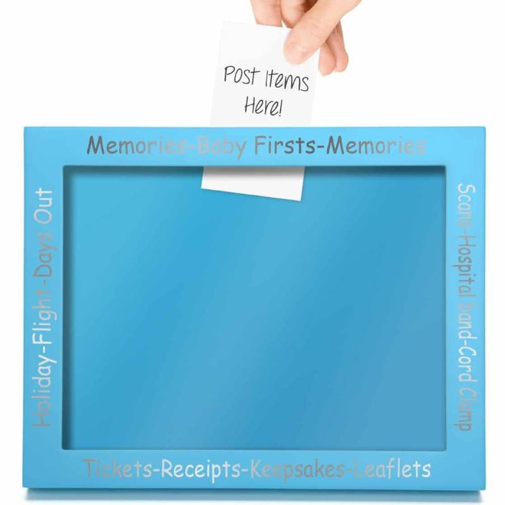 Baby Memory Picture Frame Blue