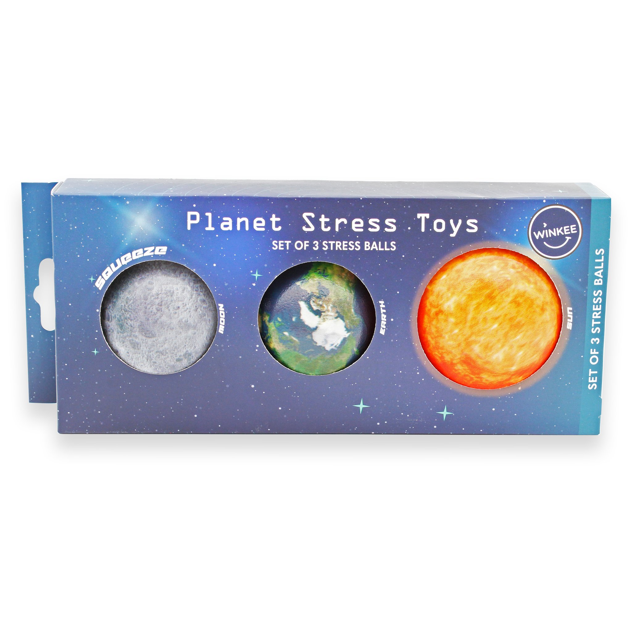 Planeten-Stressbälle Verpackung