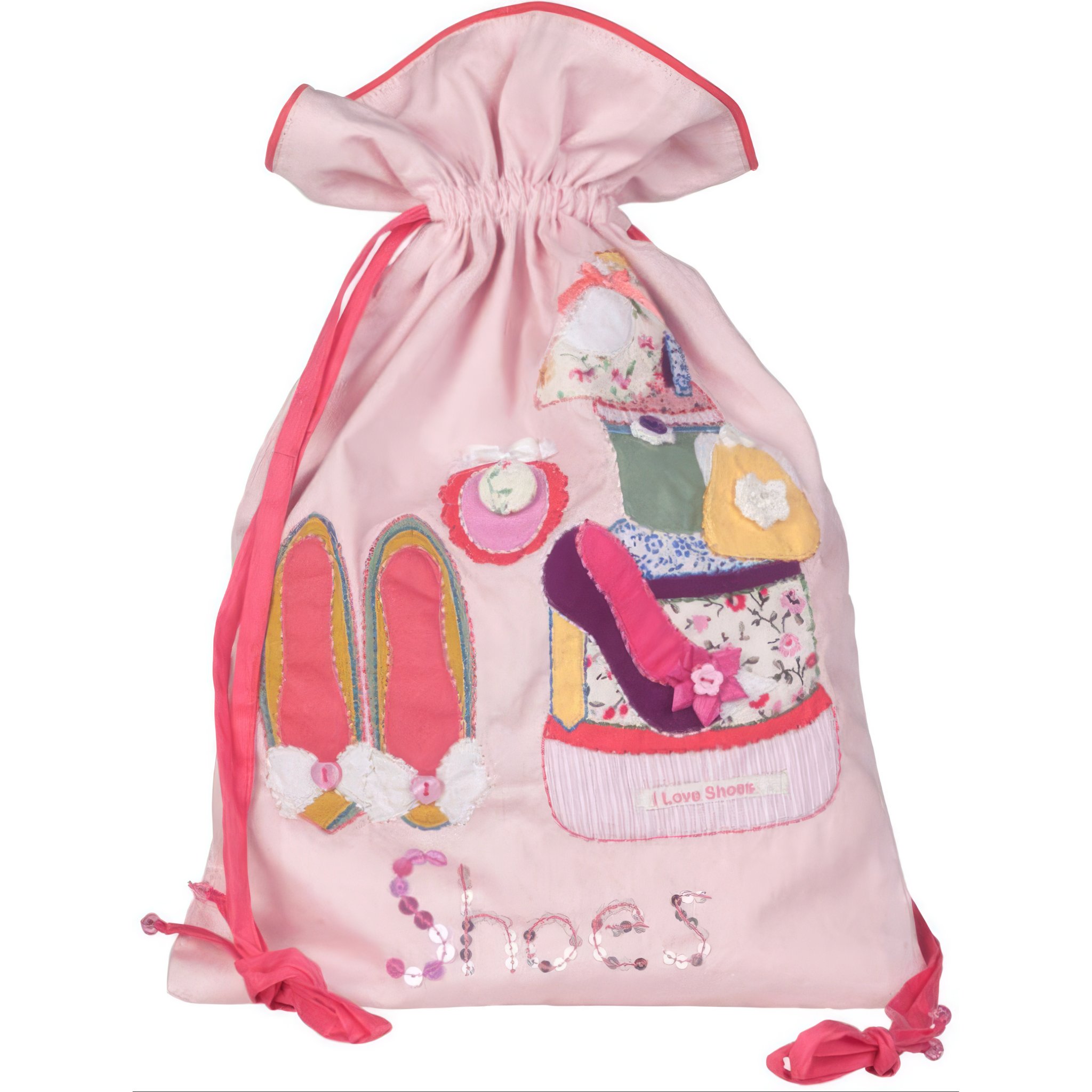 Schuhbeutel Button Girl
