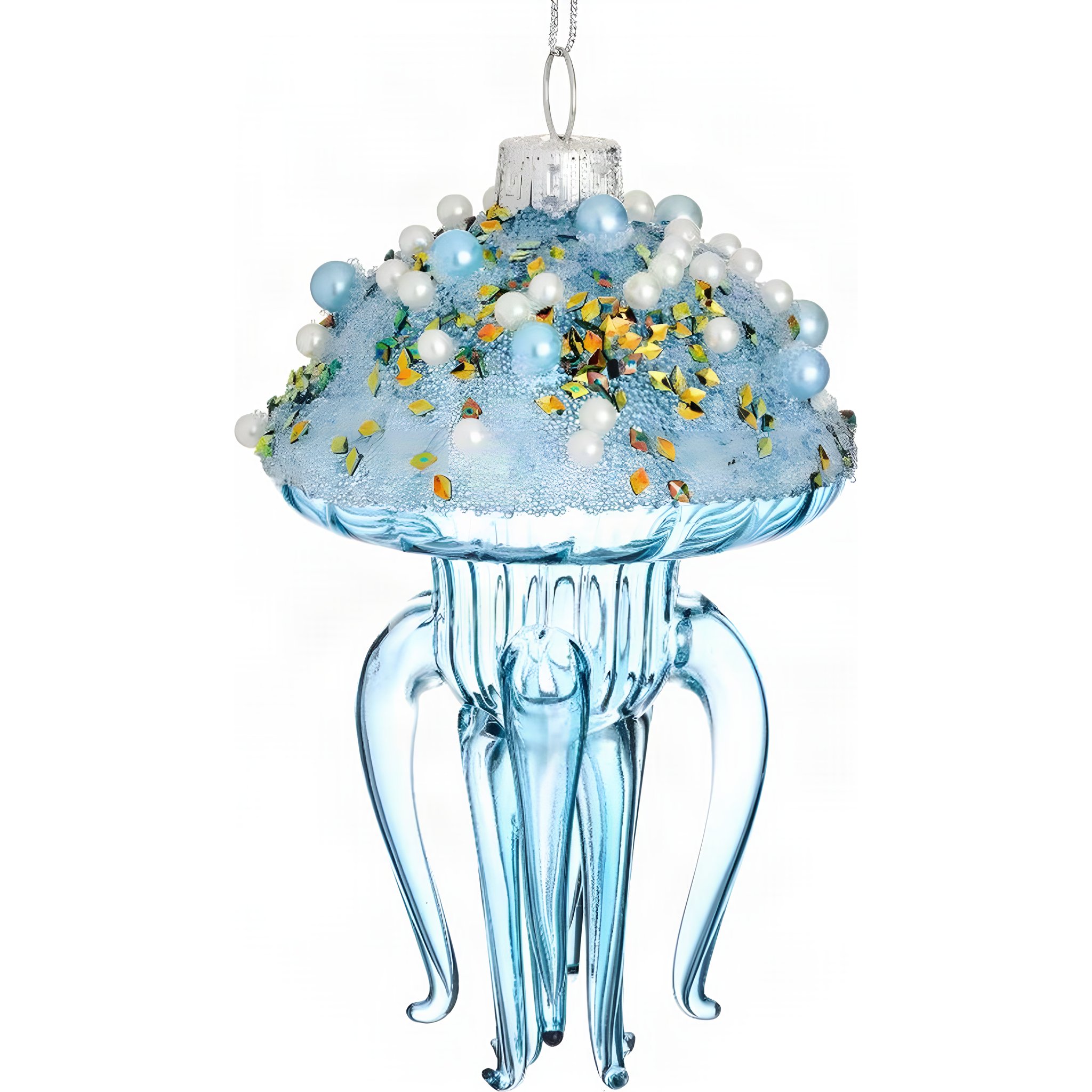 Glas Weihnachtskugel Qualle von Sass and Belle