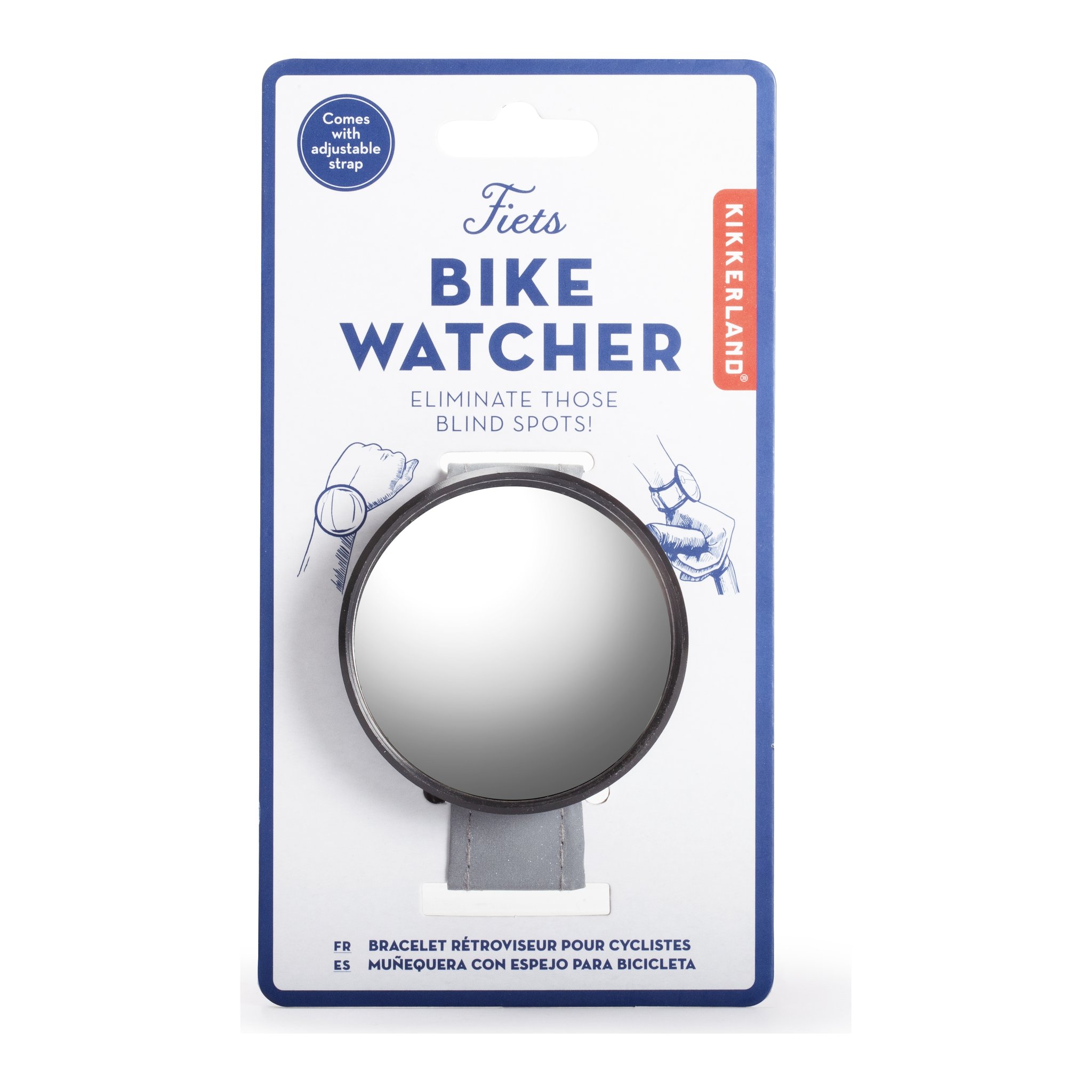 Fahrrad-Spiegel in der Verpackung «Bike Watcher» von Kikkerland