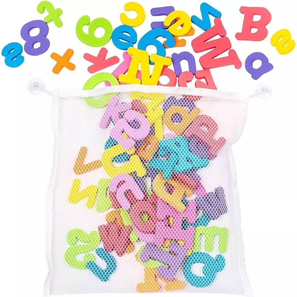 Set de lettres et de chiffres en mousse