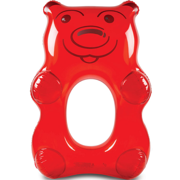 Bouée Gonflable Géante Ourson en Gélatine