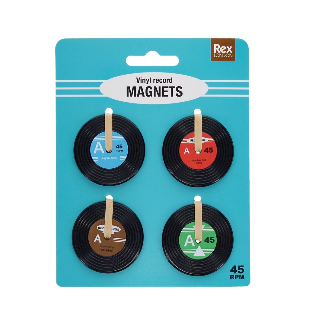 Schallplatten Magnet-Set