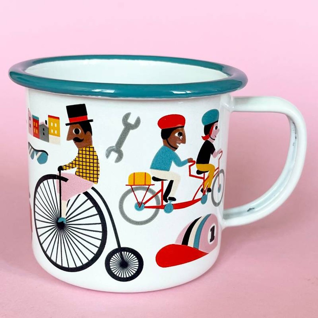 Emailletasse Bike Lover OMM Design