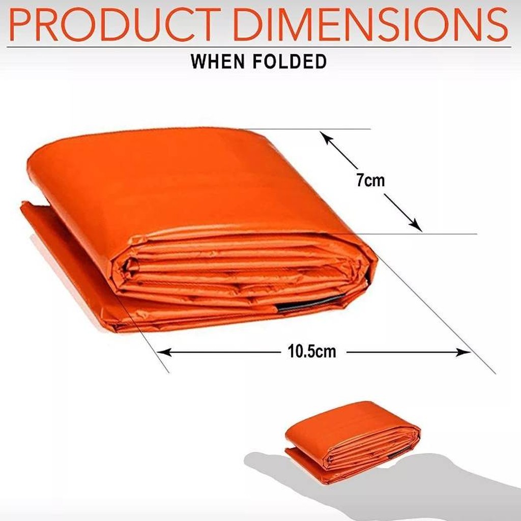 2 Notfall-Schlafsäcke