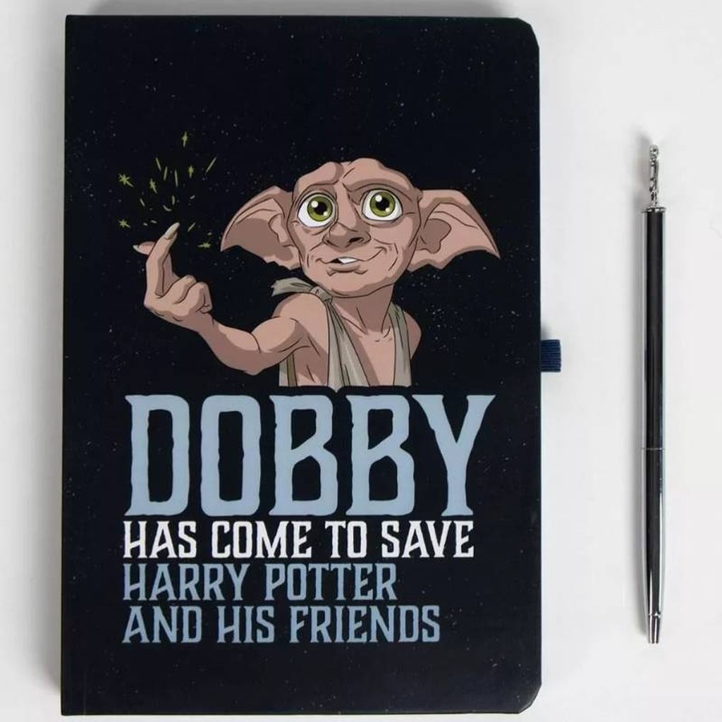 Harry Potter Dobby Socken & Notizbuch-Set