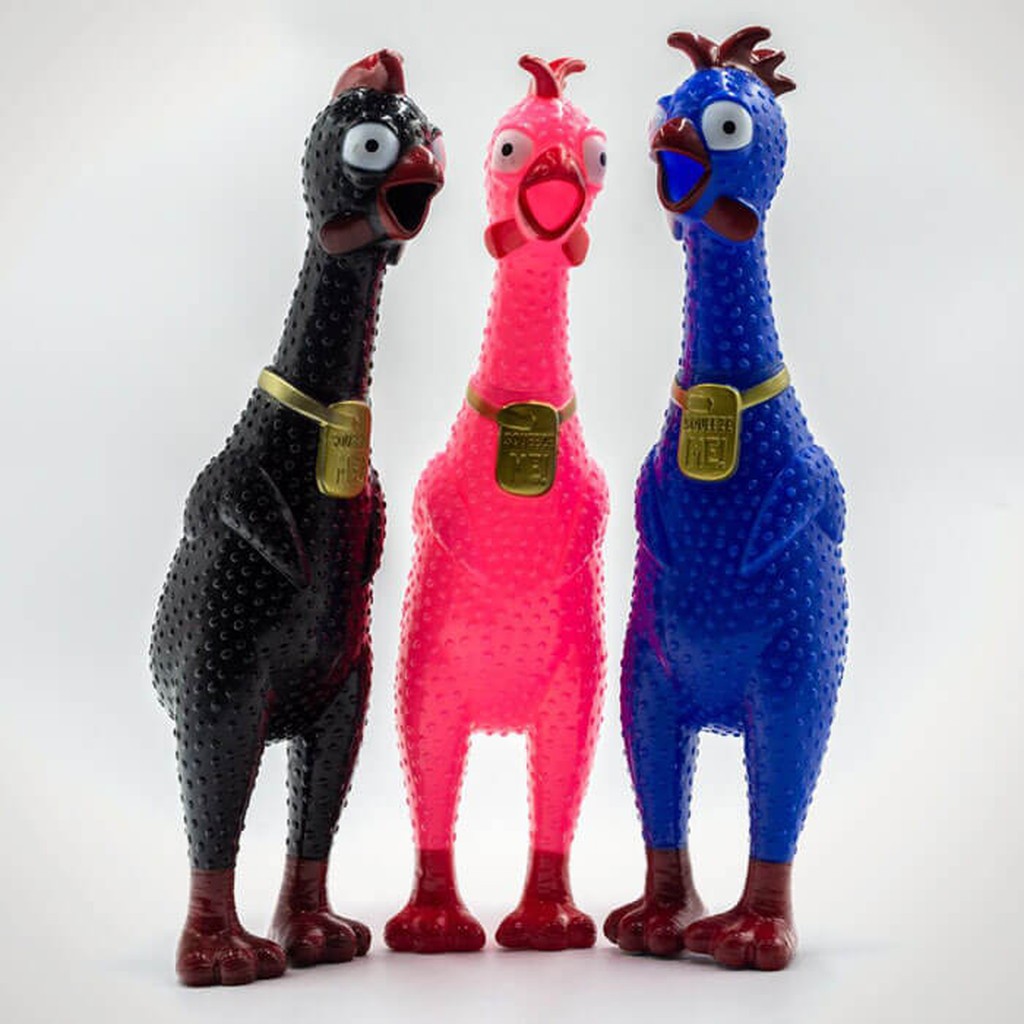 Schreiendes Gummihuhn Stressball