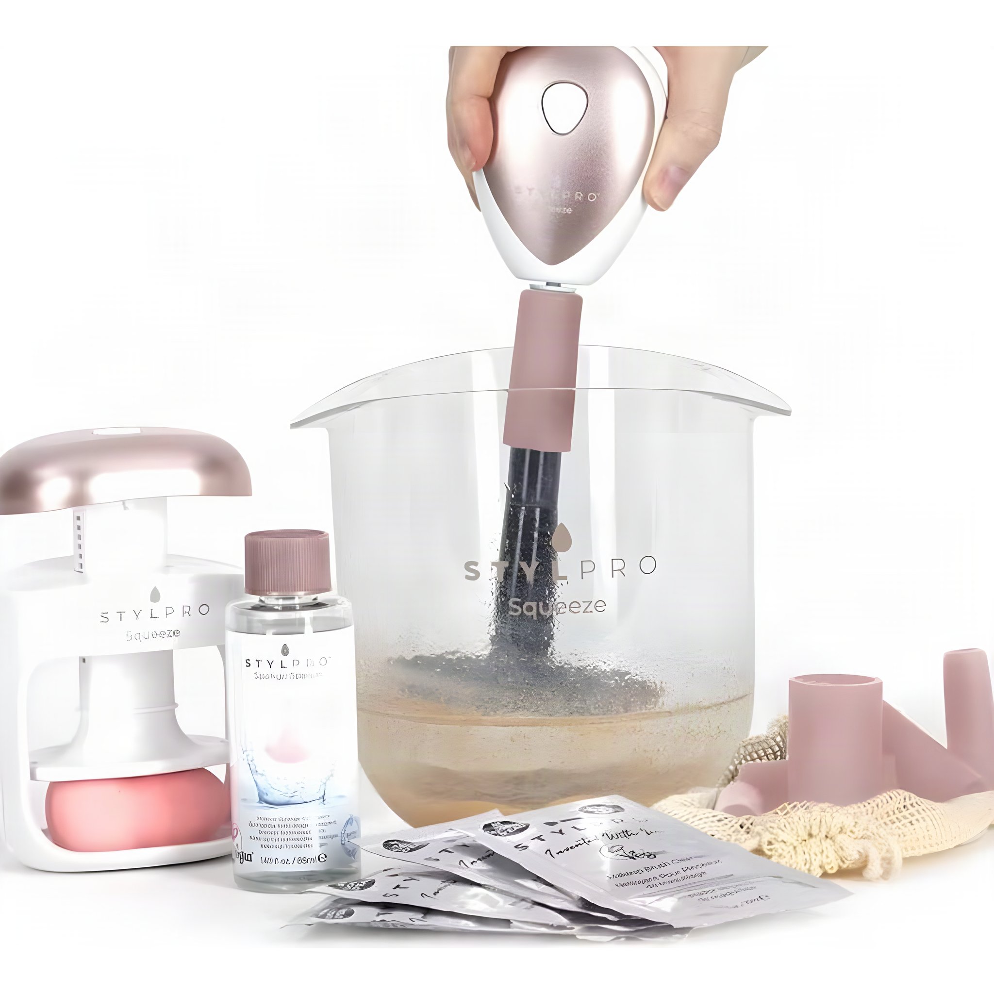 Spin & Squeeze Makeup Brush and Sponge Cleaner
