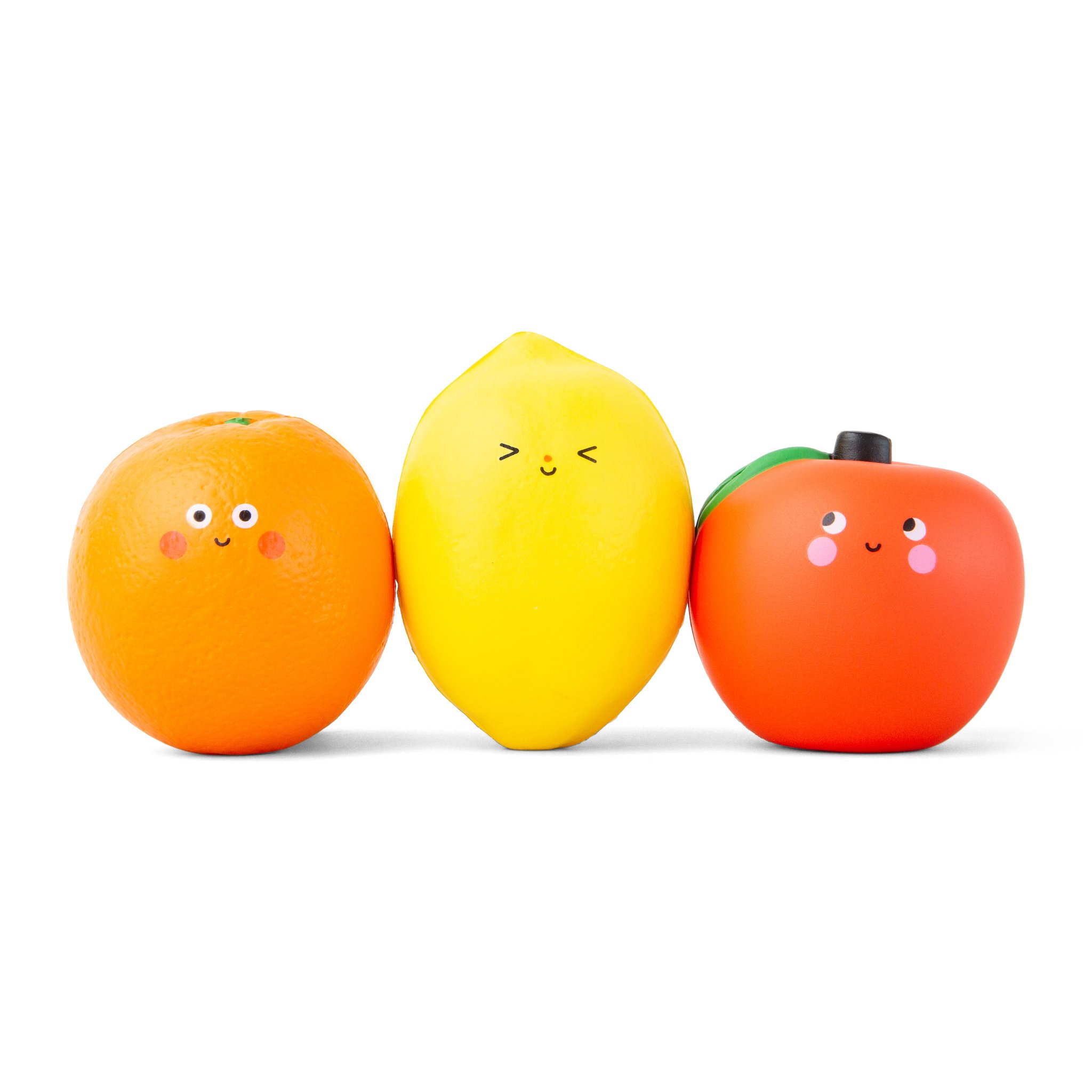 Frucht-Quetschbälle Set