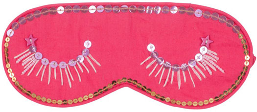 Schlafmaske Button Girl