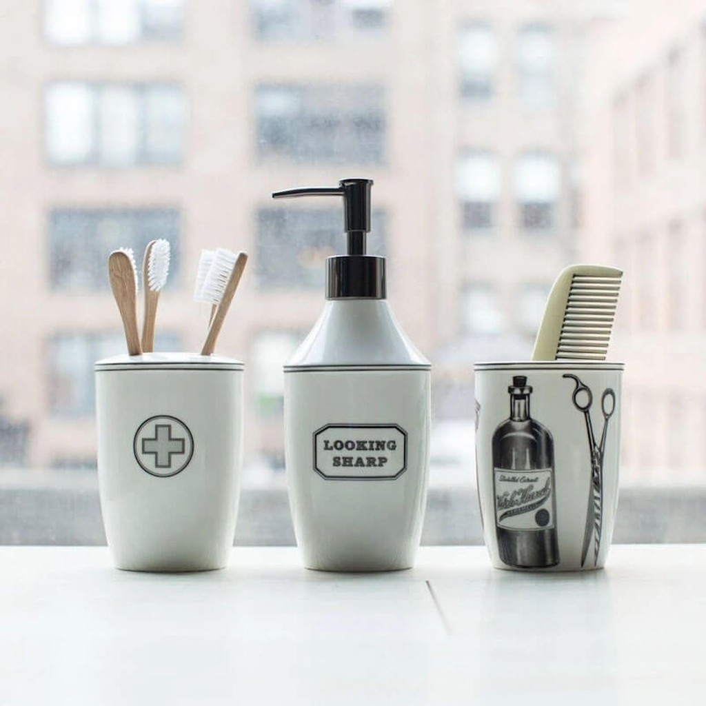 Apothecary Bad-Accessoire-Set von Izola