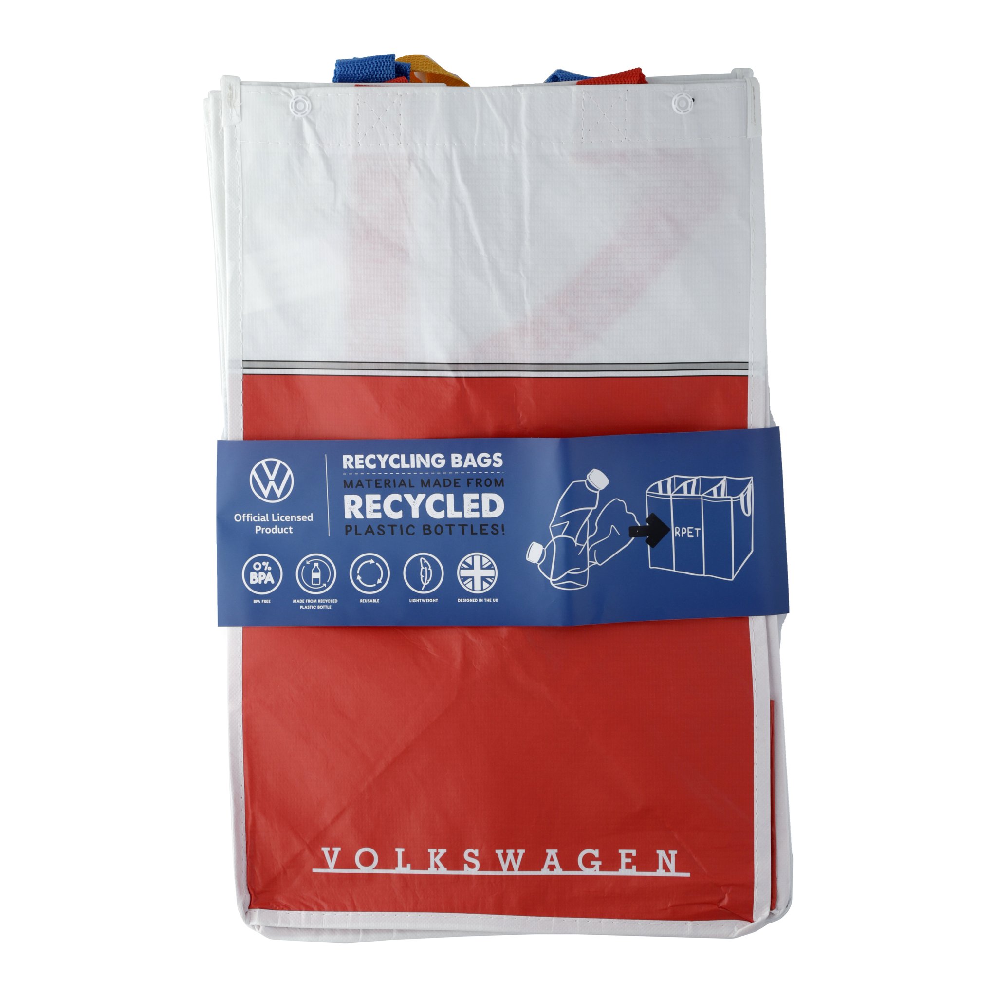 Lot de sacs VW T1 avec bandeau « Recycled Bags »