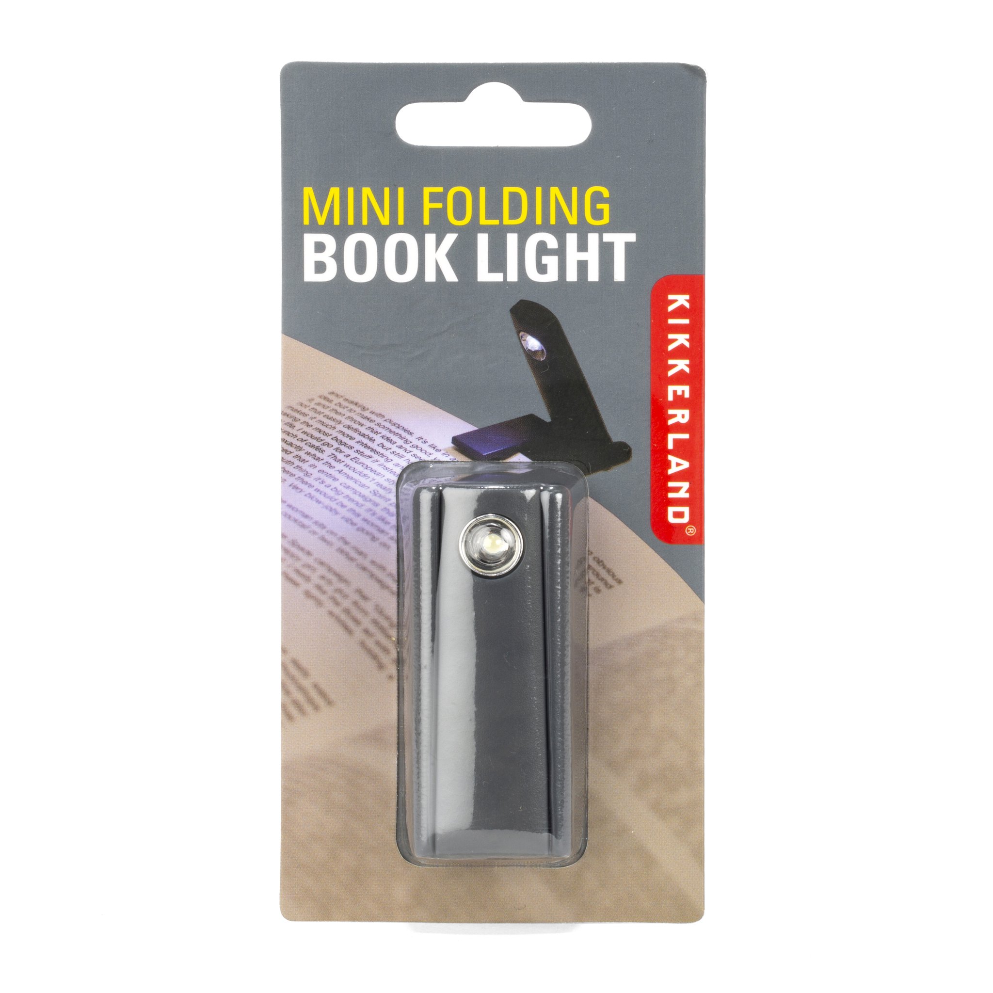 LED-Leselicht – Kikkerland Verpackung