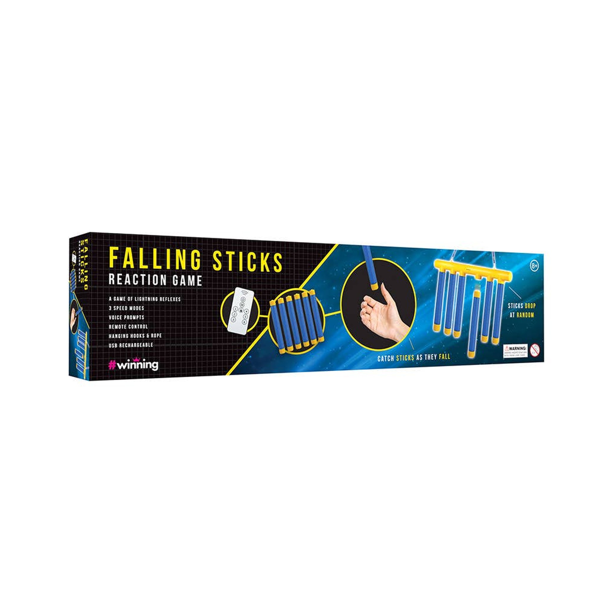 Verpackung des Falling Sticks Reaction Game von #winning