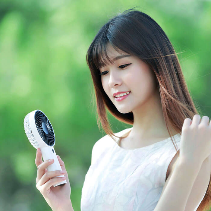 Tragbarer via USB Wederaufladbarer Hand Ventilator mit Akku
