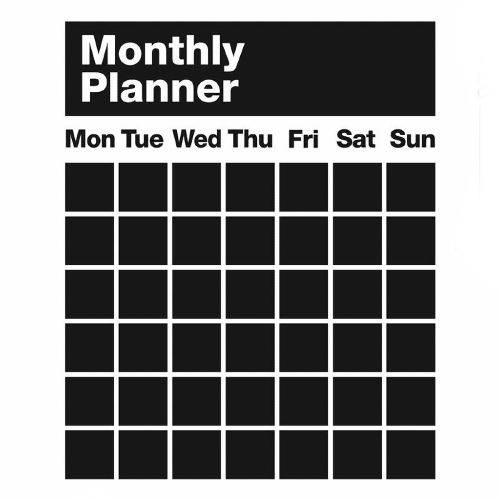 Monats-Planer Poster