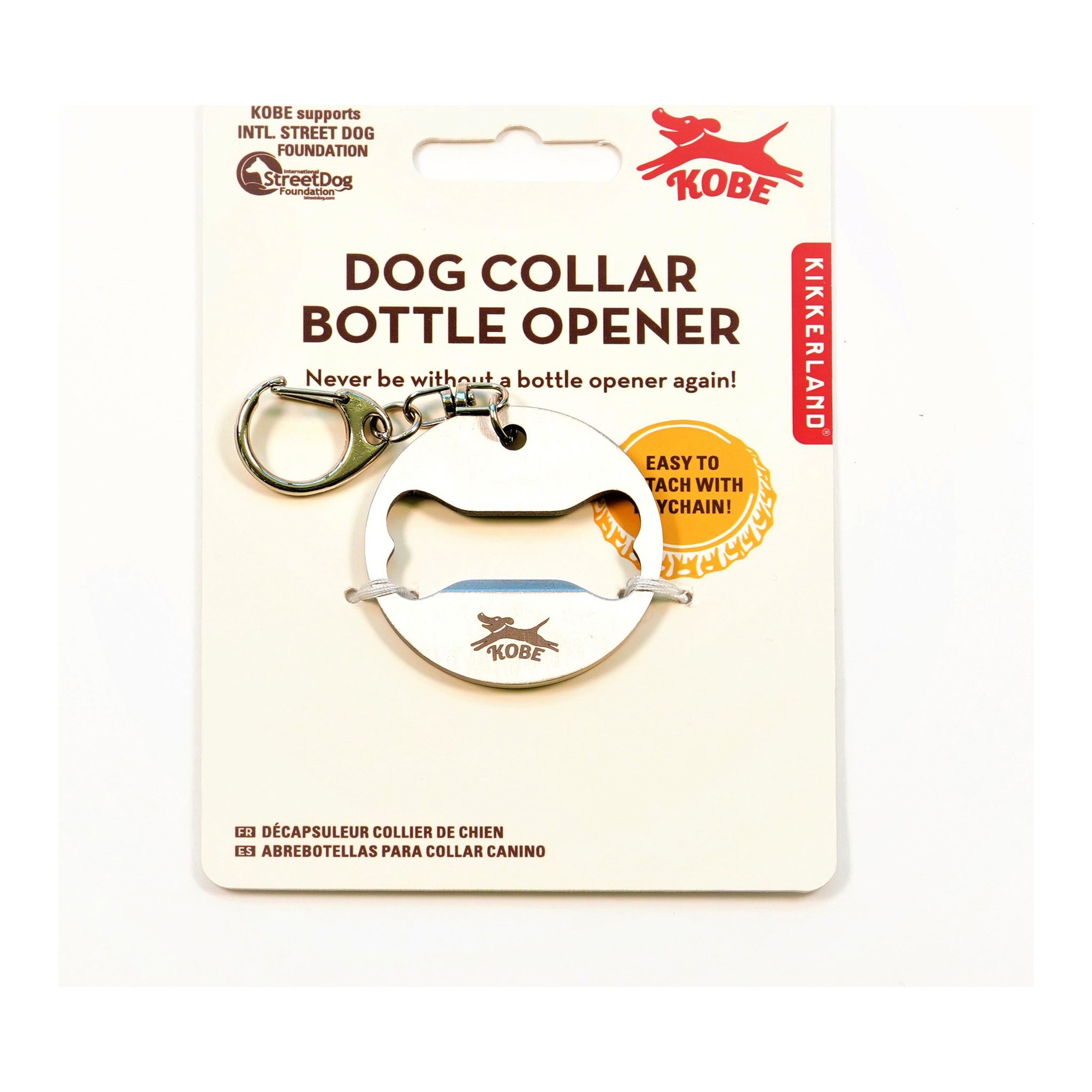 Hundehalsband-Flaschenöffner auf der Karte «Dog Collar Bottle Opener» von Kobe