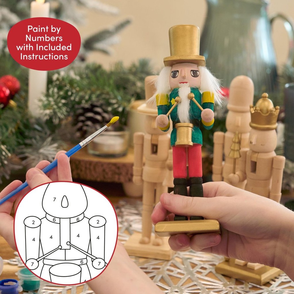 Nussknacker zum Selber Bemalen Set