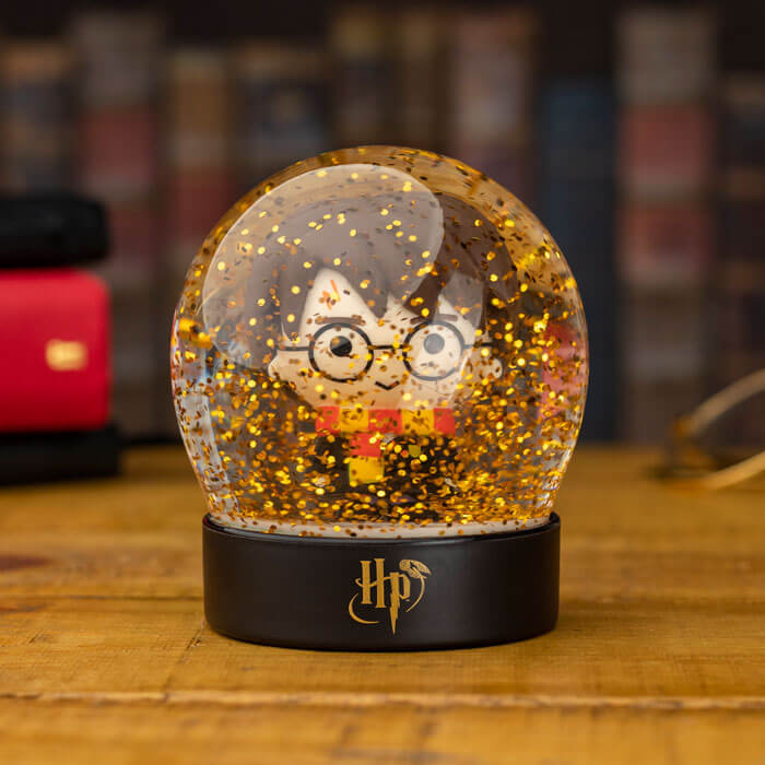 Palla di Vetro con Glitter Harry Potter