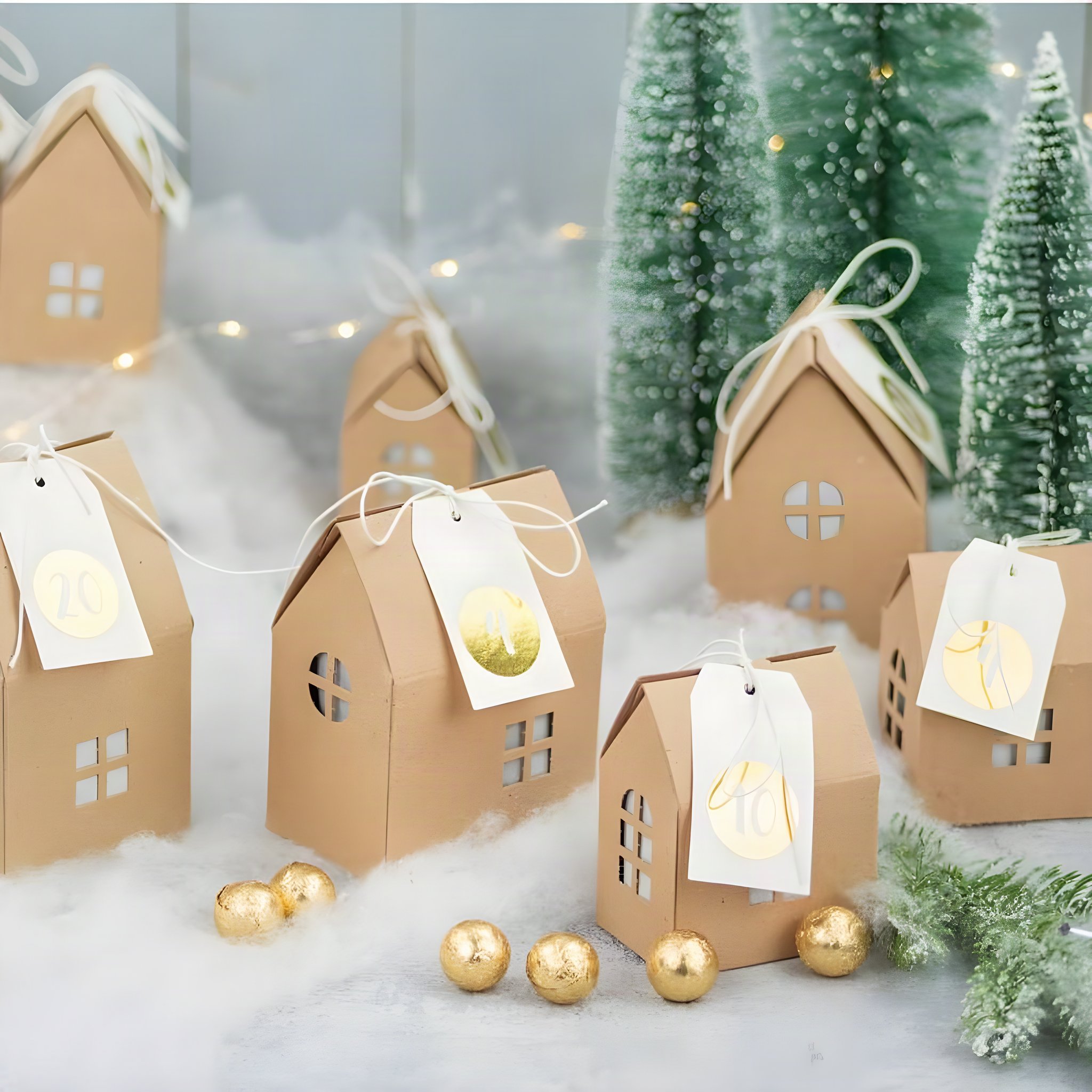 Calendrier de l'Avent Village de Noël