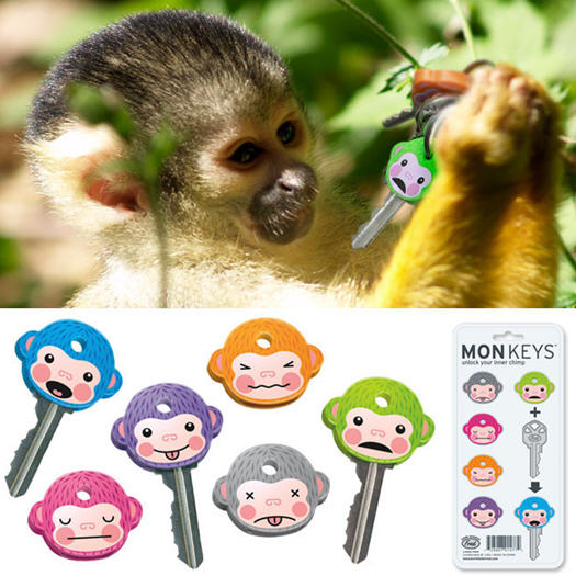 Monkey Key Covers - Schlüssel Kappe Affe