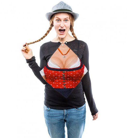 Serviettes en Papier Poitrine Pulpeuse