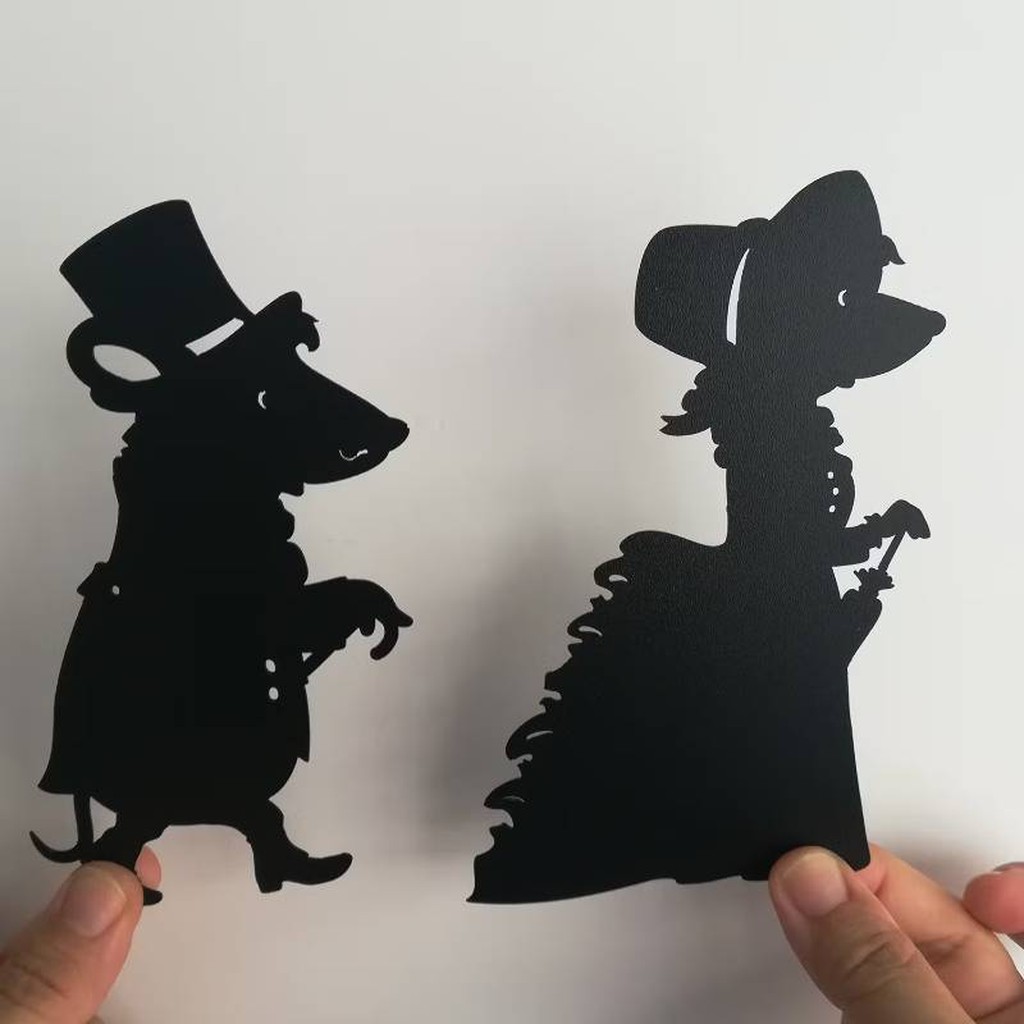 Set Adesivi da Parete Famiglia di Topi Vittoriani