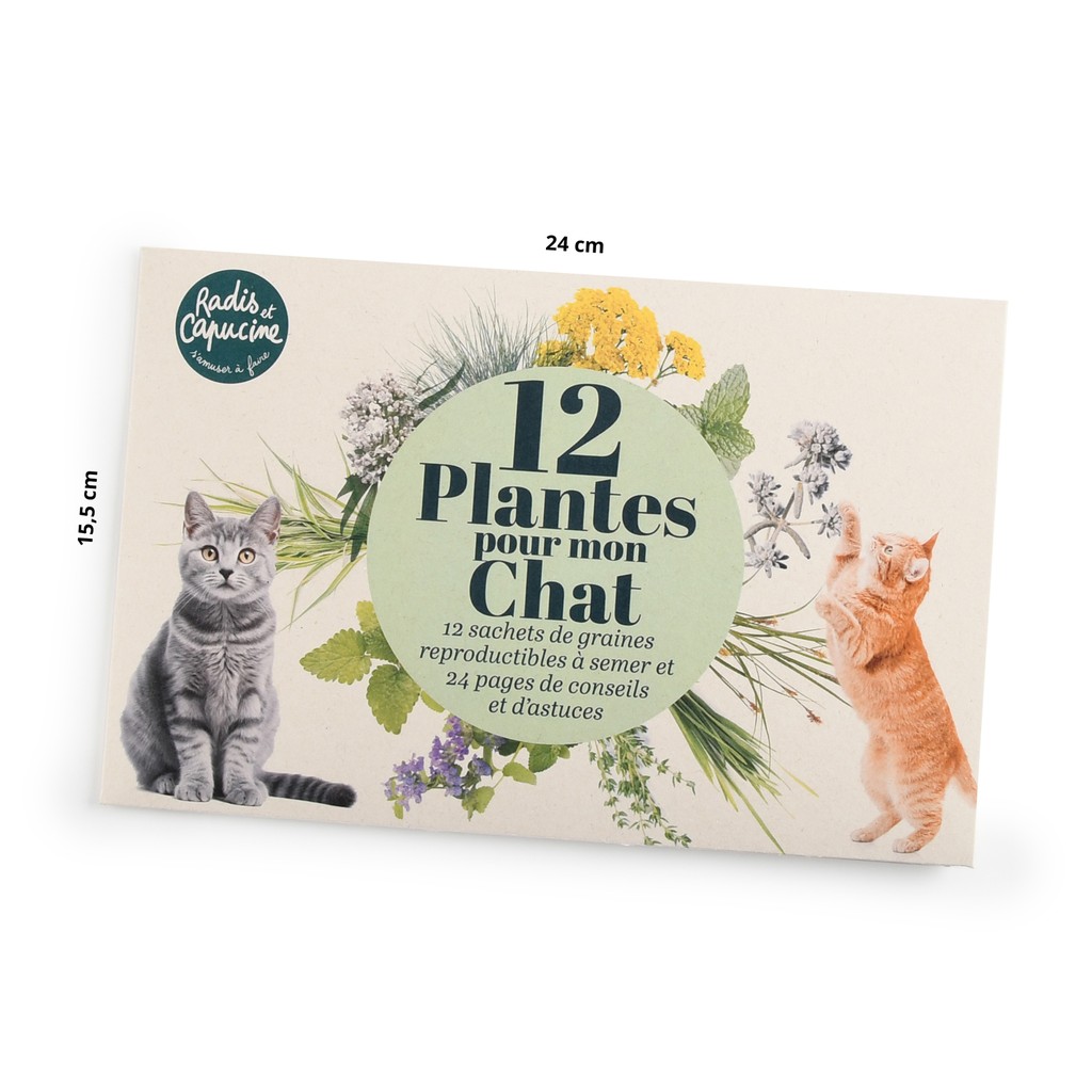 12 Pflanzen für meine Katze – Samen-Set