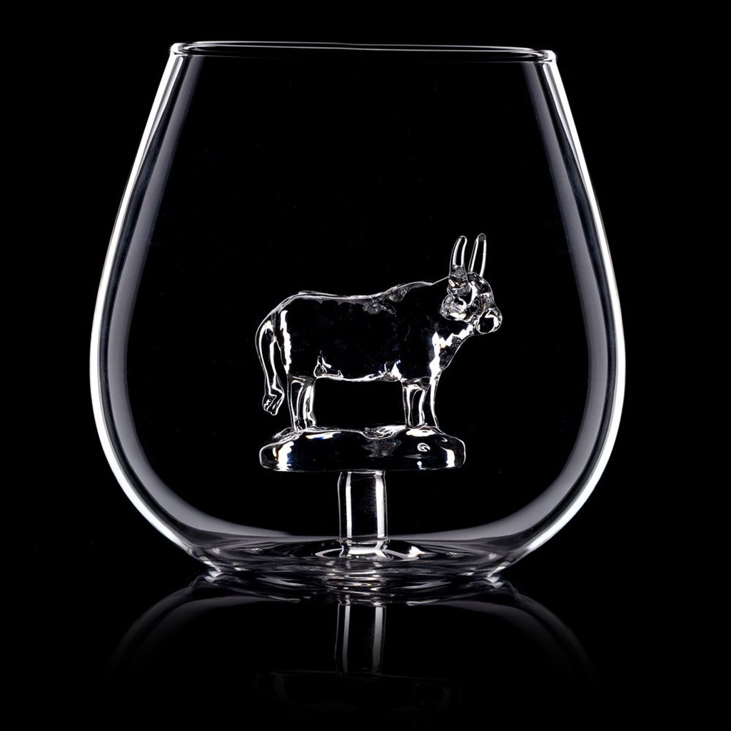 Trinkglas Hochlandrind