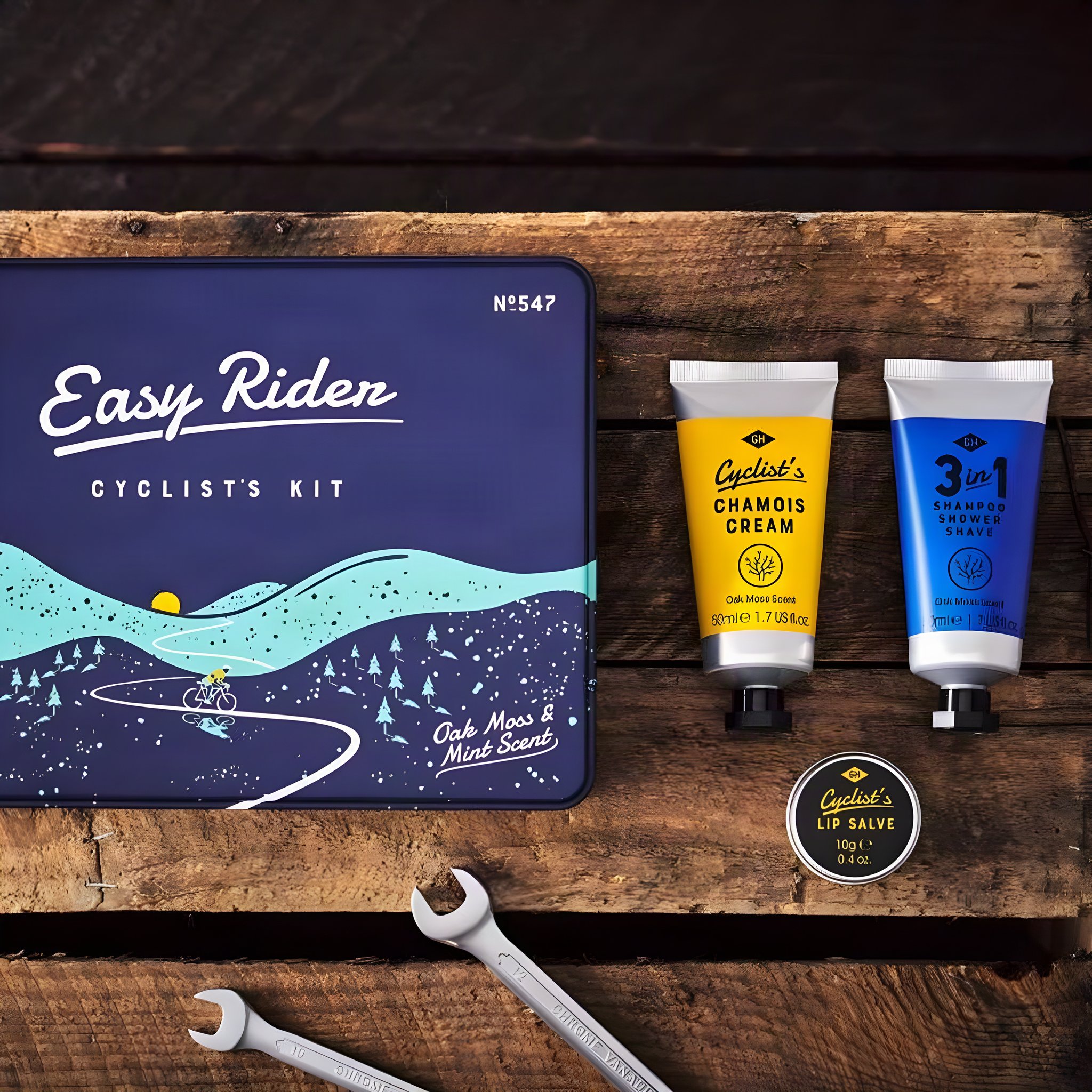 Geschenkset für Fahrradfahrer Easy Rider von Gentlemen's Hardware