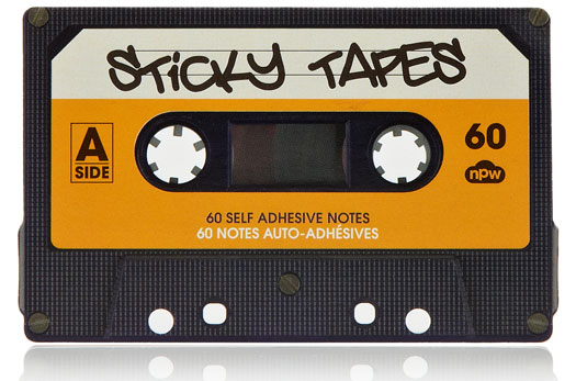 Sticky Cassette Tape Notes