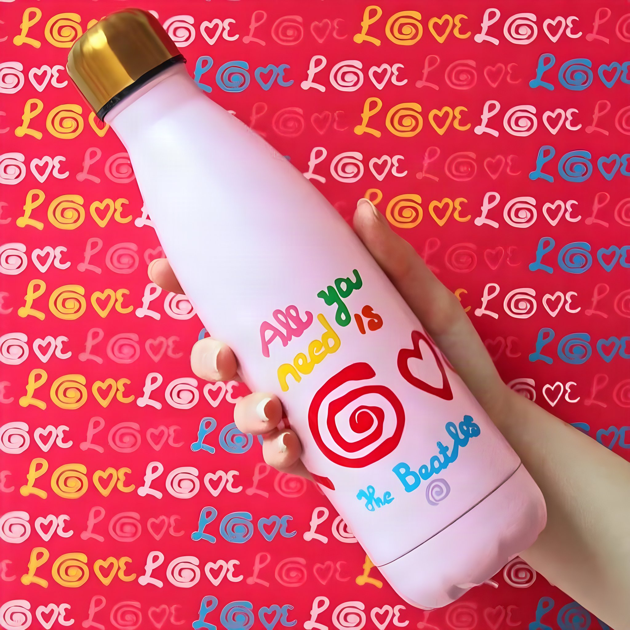 The Beatles All you need is Love Trinkflasche