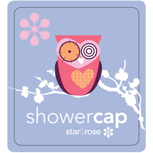 Chouette ! Un bonnet de bain