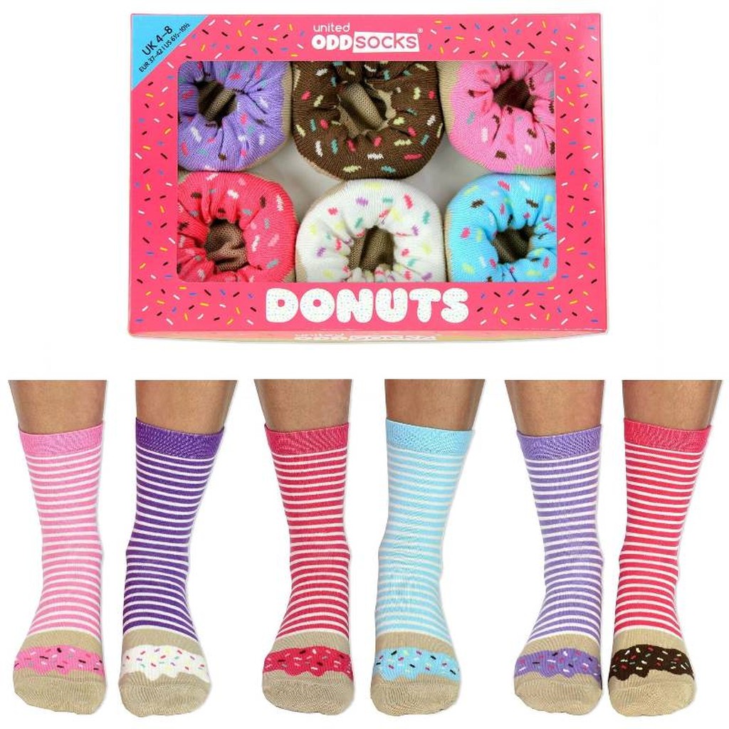 Donuts Socken Geschenksett von United Oddsocks