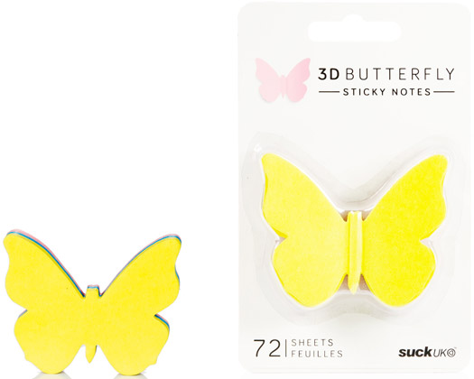 Bloc-notes 3D Farfalle