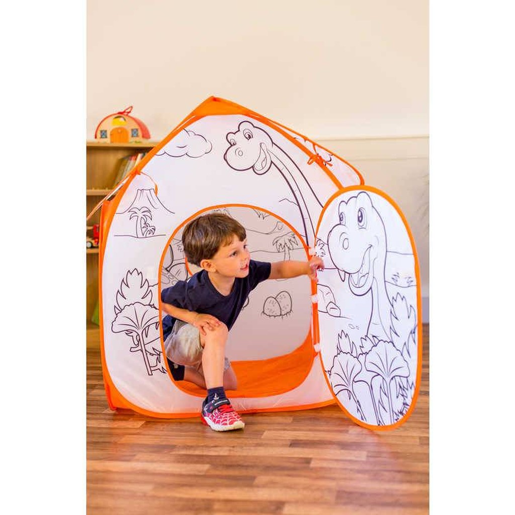 Colour Your Own Play Tent - Dinosaur