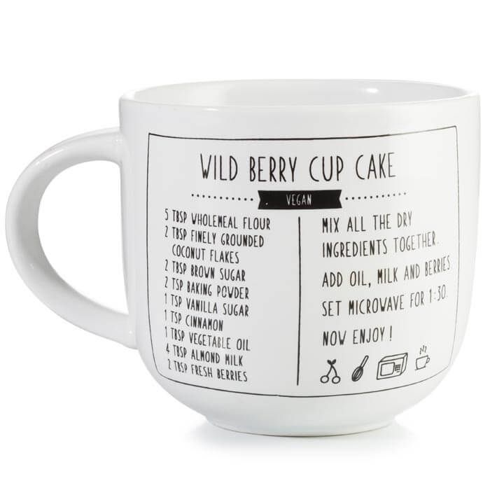 Happy Vegan Rezepttasse