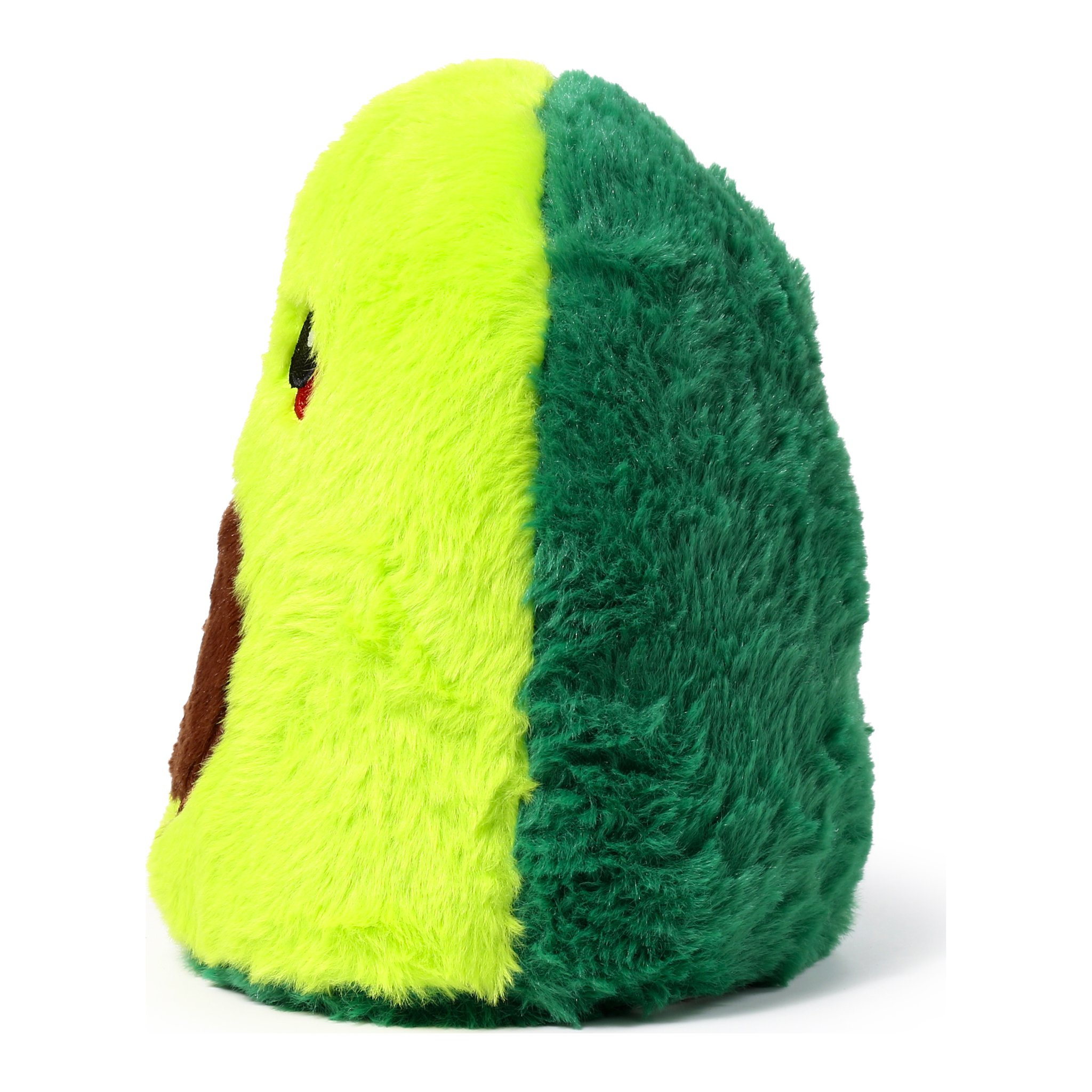 Avocado-Tuerstopper im Profil mit dunkelgruener Schale