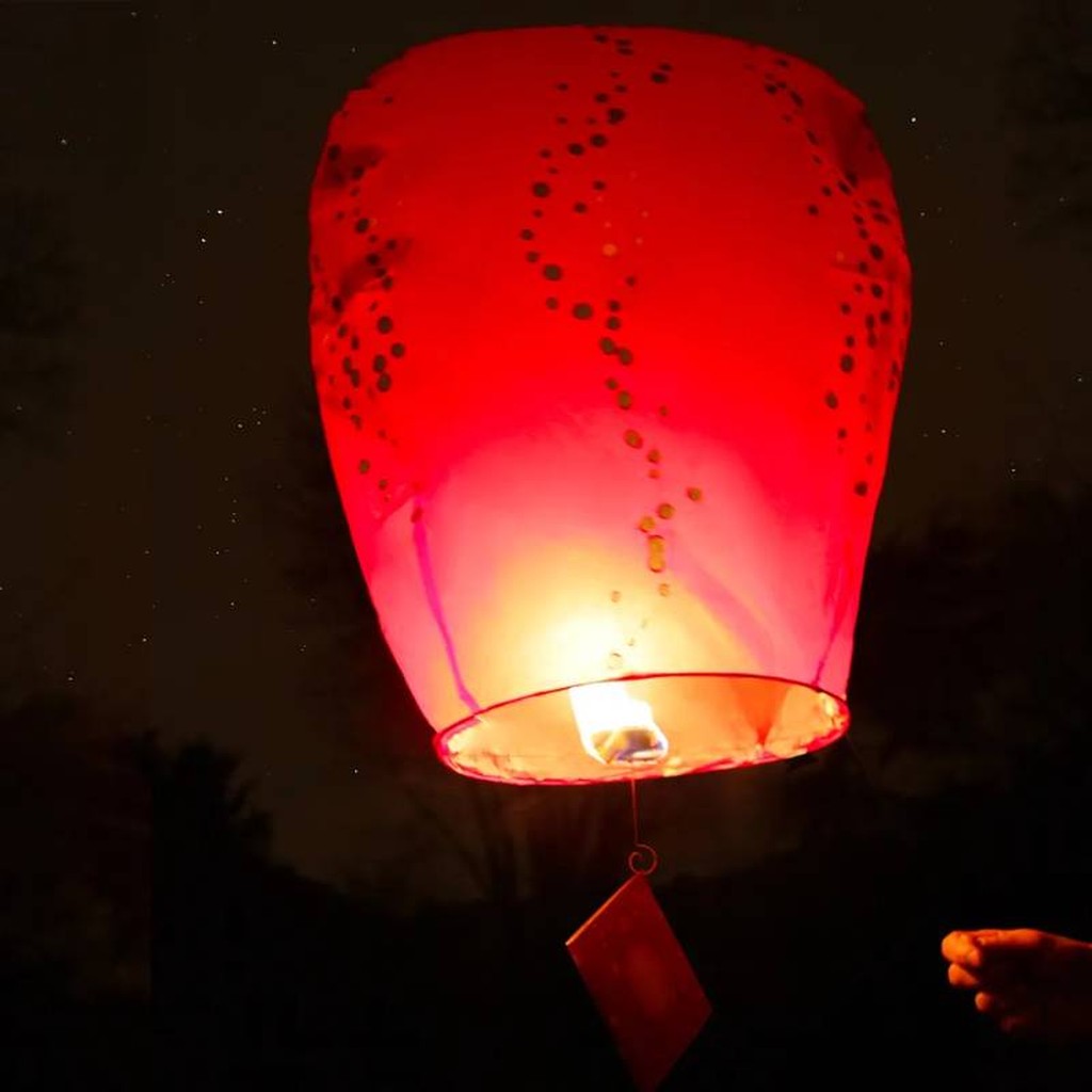 Fliegender Brief an den Weihnachtsmann – Himmelslaterne