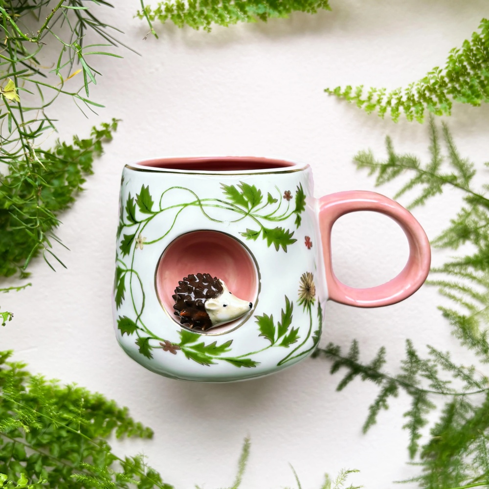 Secret Garden Igel Tasse aus Keramik von House of Disaster