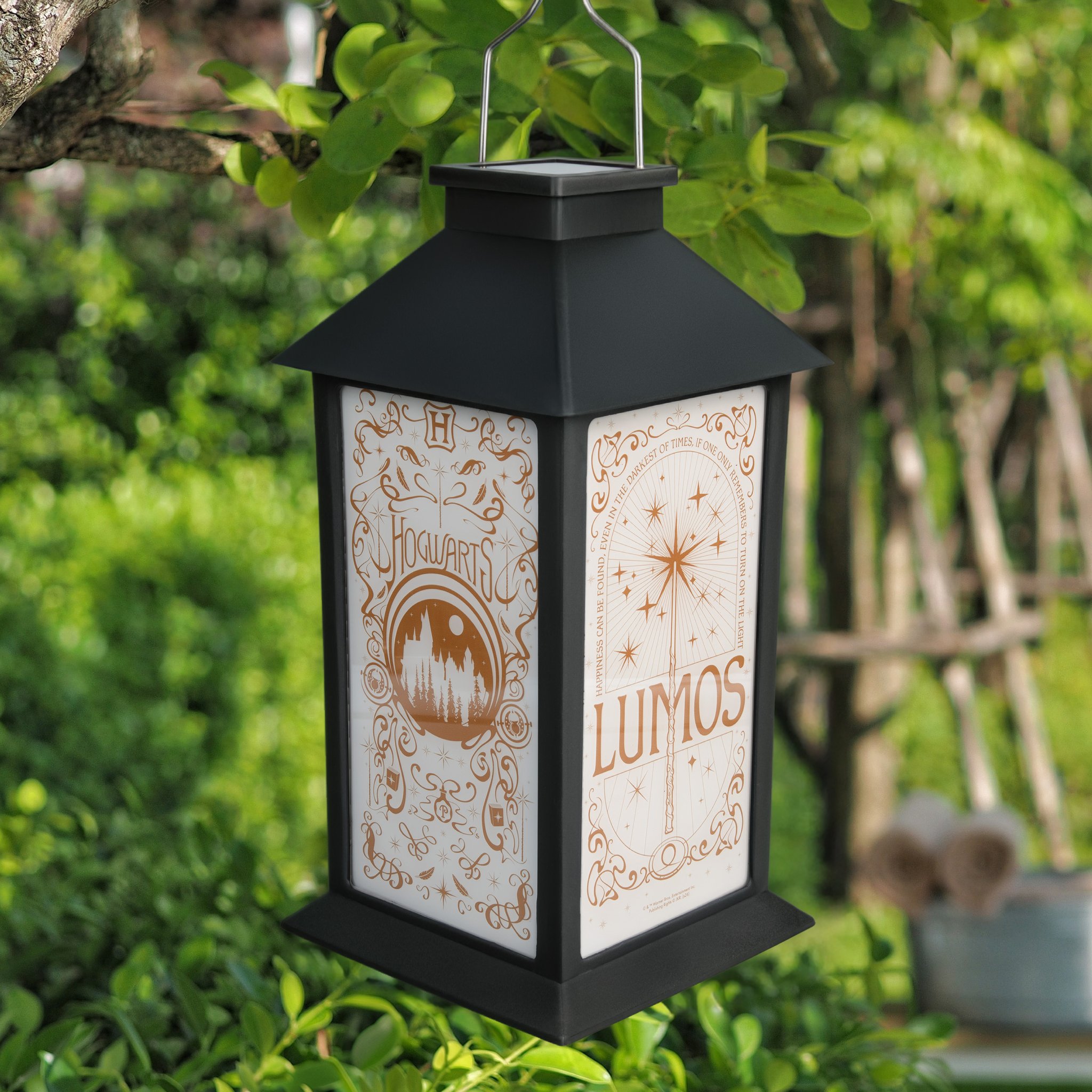Lanterne solaire Harry Potter Poudlard au jardin
