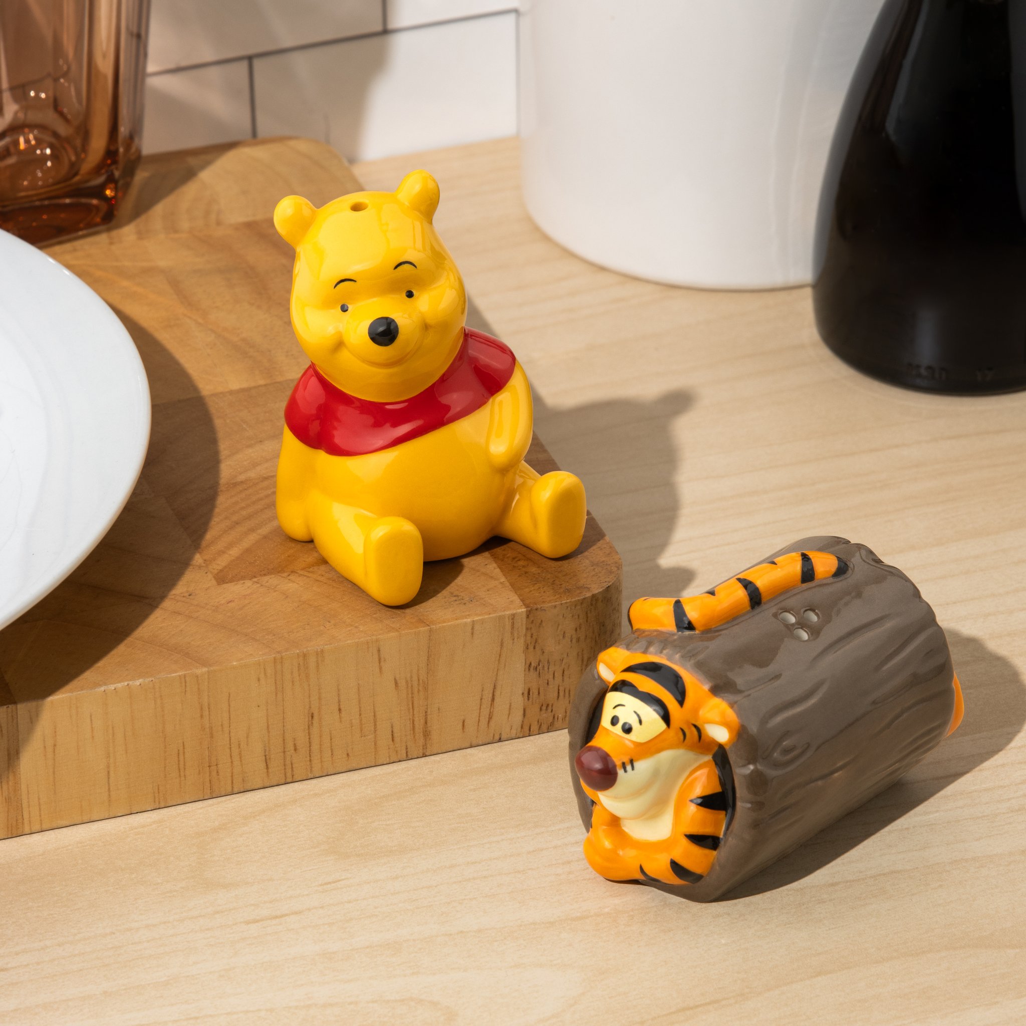 Salière et poivrière Winnie et Tigrou en céramique