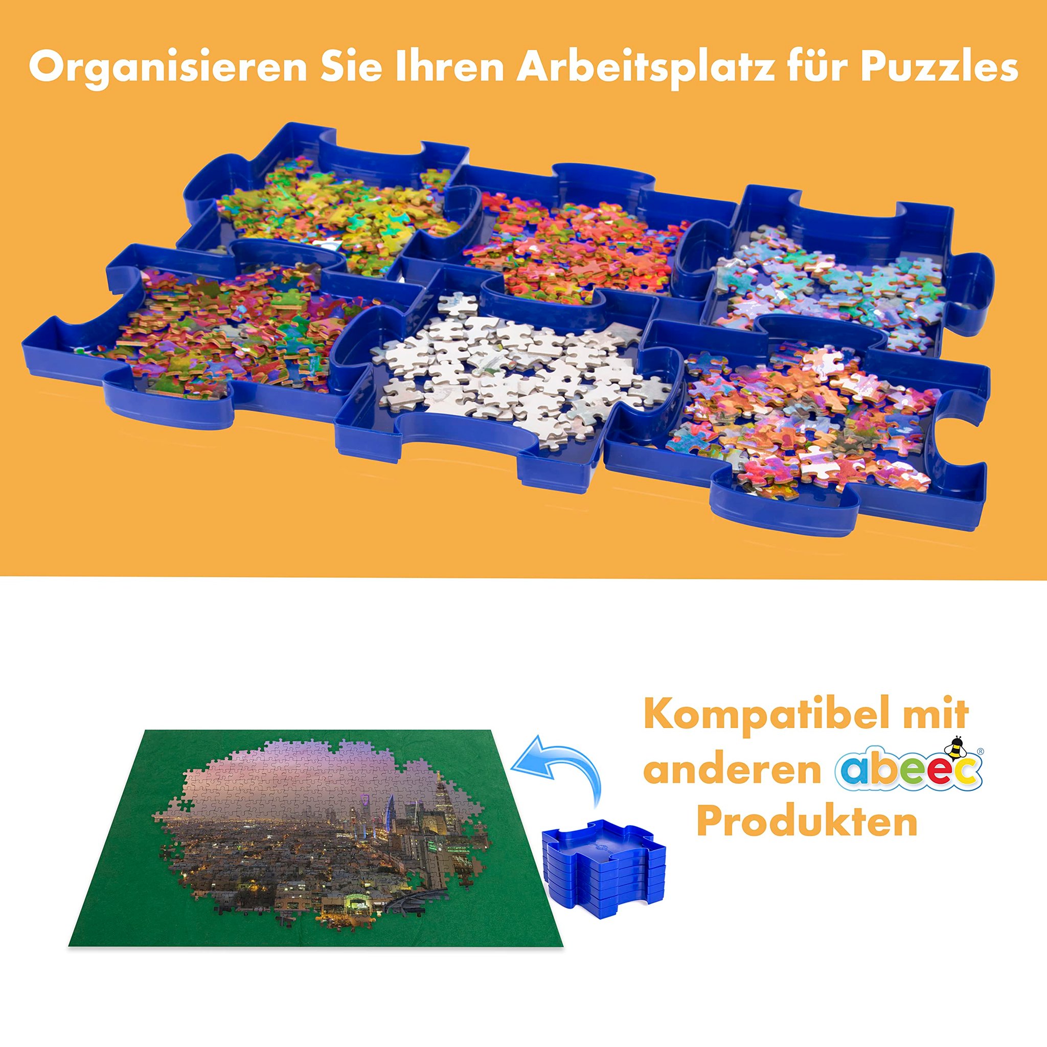 Puzzle-Sortierschalen 6er-Set (Bild 6)