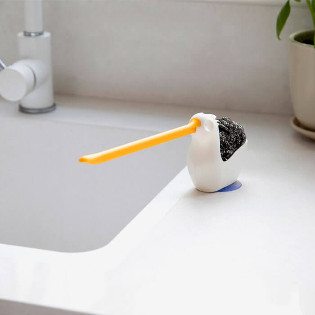 Porte-Éponge et Torchon Pélican