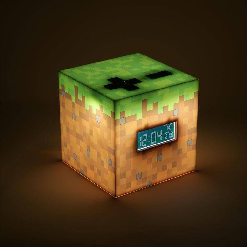 Minecraft Grasblock-Wecker