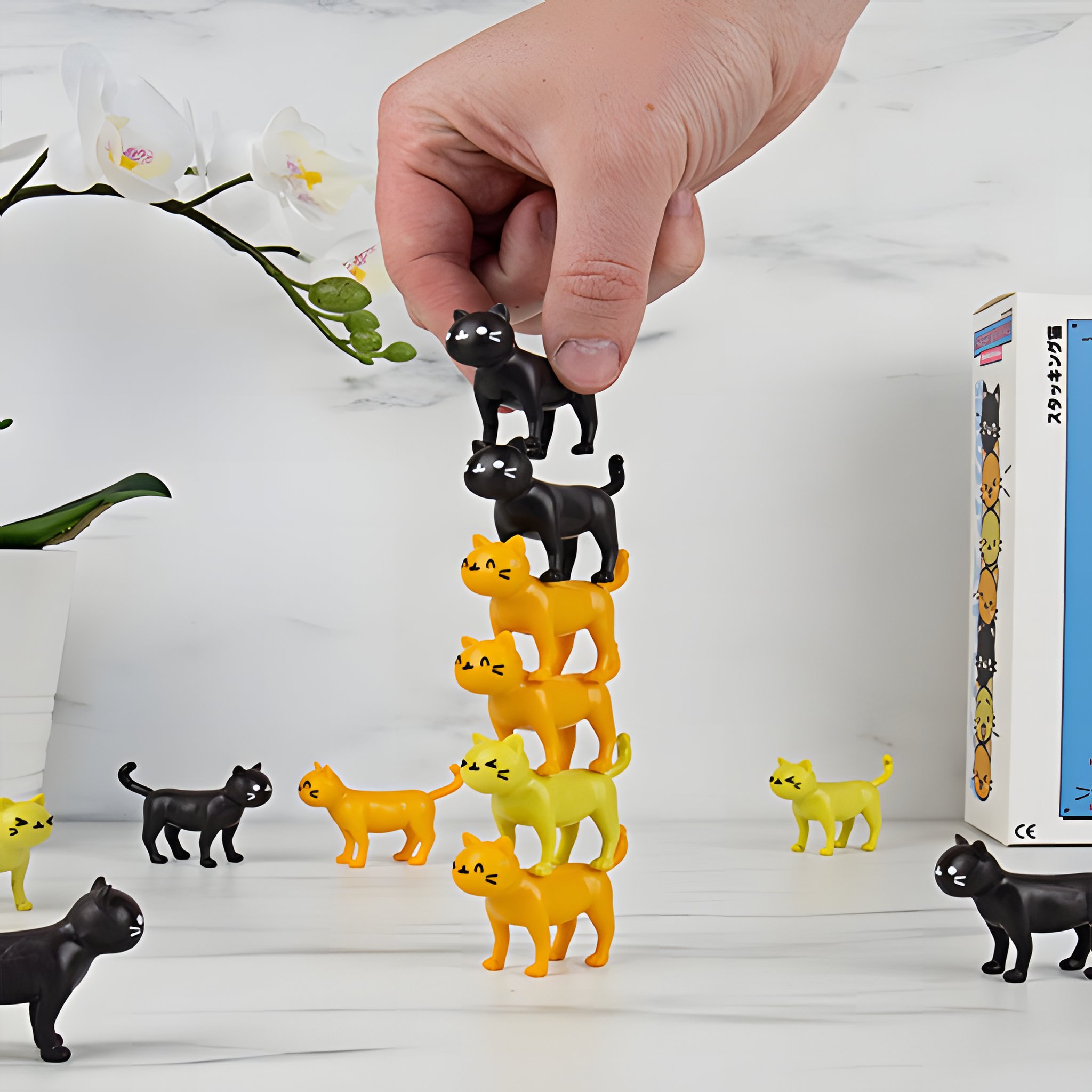 Cat-Astrophe stacking game cats
