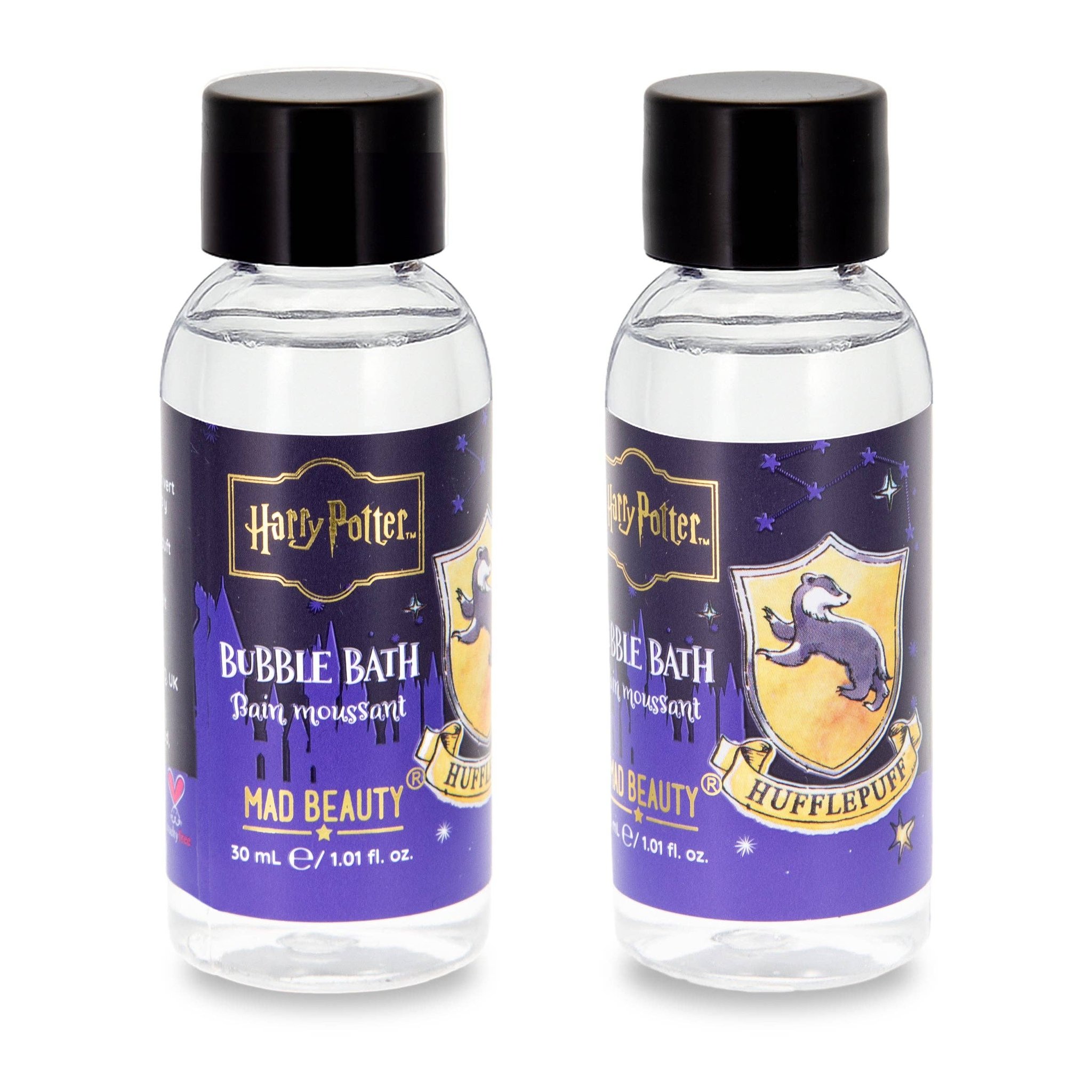 Calendario dell'Avvento Beauty Harry Potter Hogwarts – bagnoschiuma, due flaconi con gli stemmi delle case