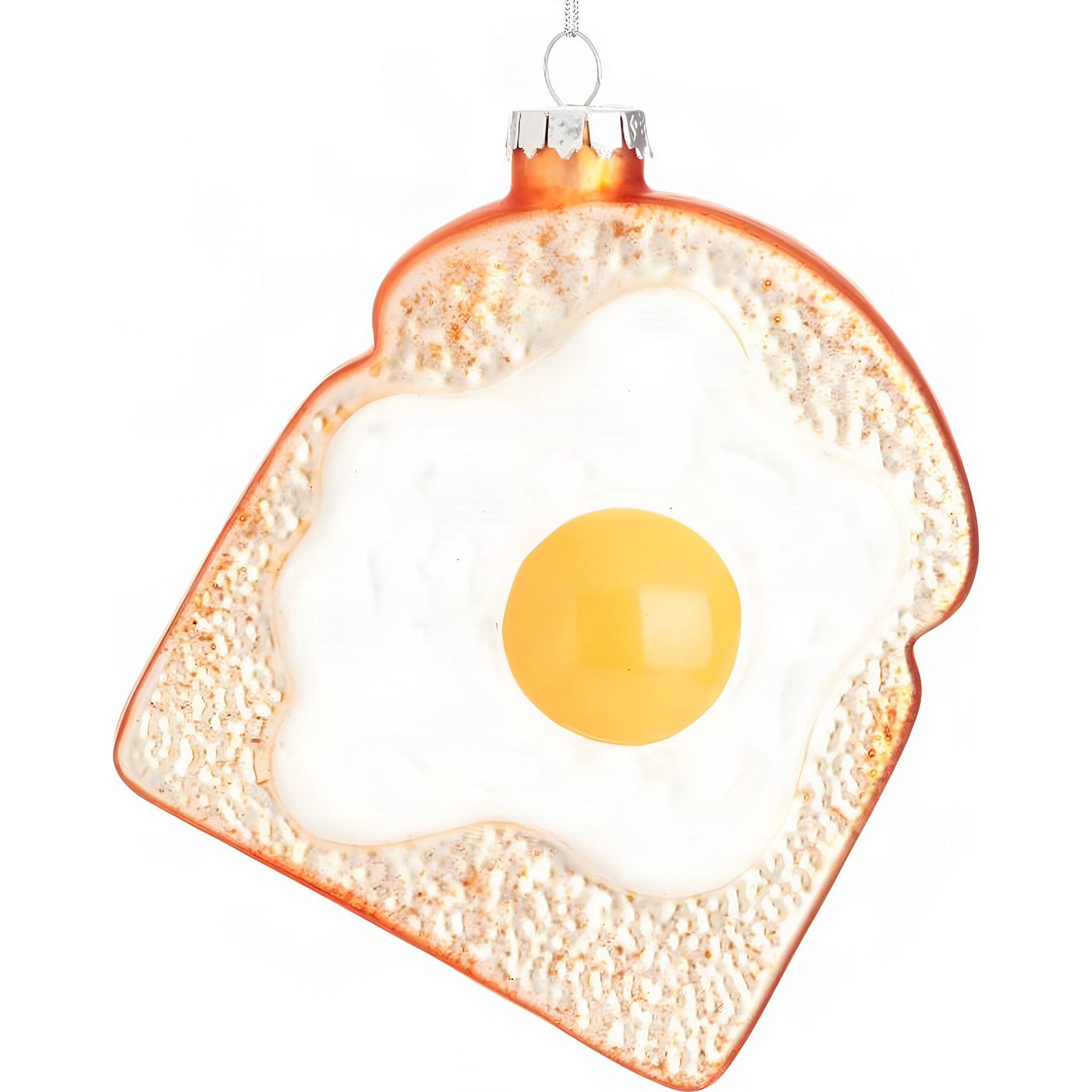 Weihnachtskugel Toast mit Ei von Sass and Belle